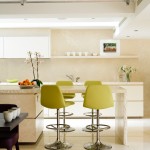 Kitchen with bar stools